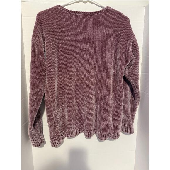 BY Design Womens Dusty Rose Sweater Long Sleeves Size Medium - Picture 2 of 8